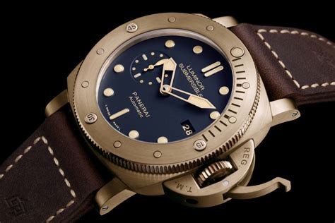 panerai luminor submersible bronzo|panerai luminor submersible 1000m.